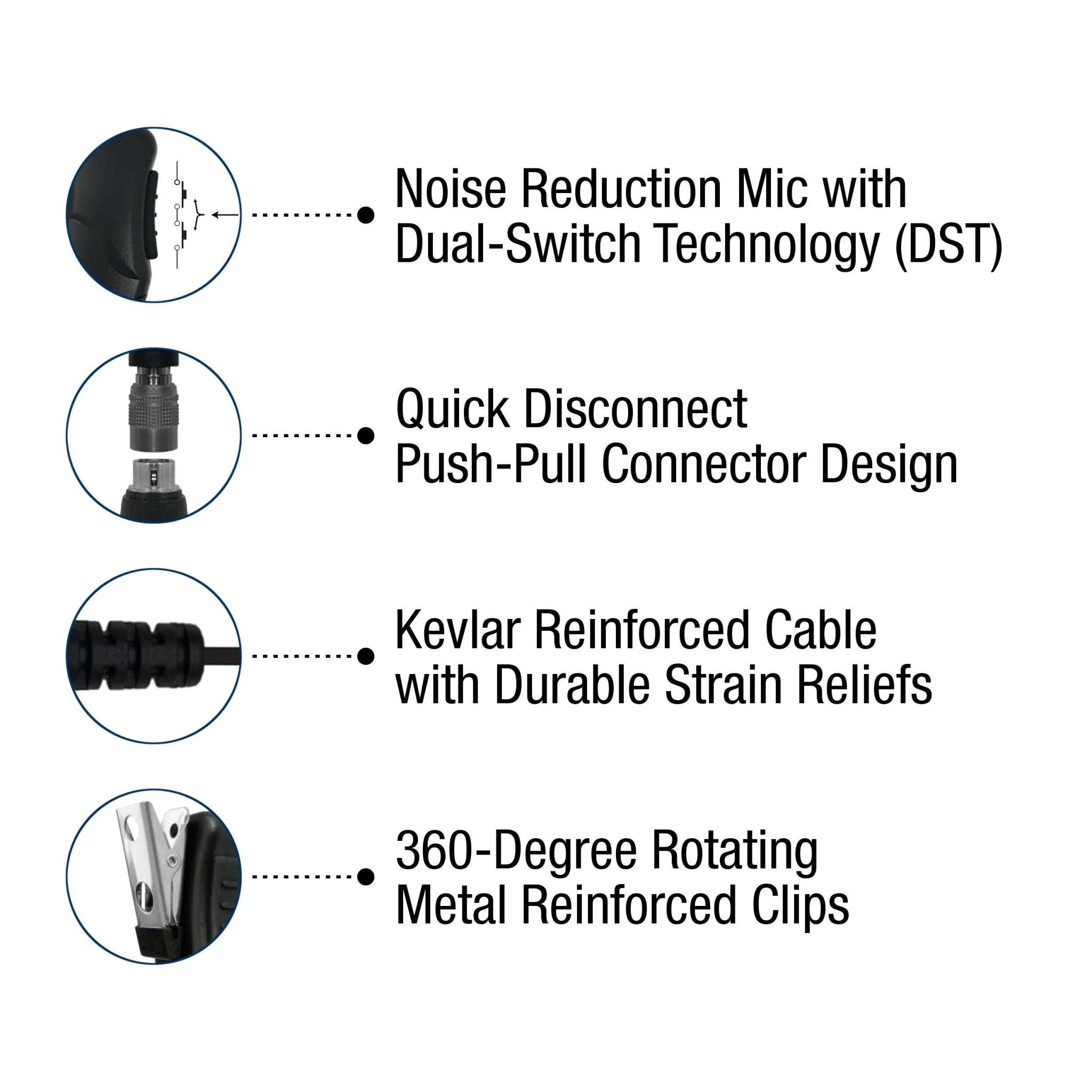 Sheepdog Quick Disconnect Lapel Mic, Harris P7200 - Image 4